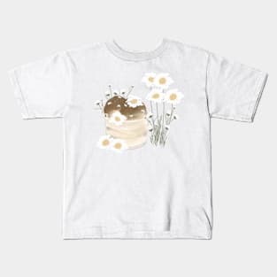 Discovering the Magic of Ice Cream and Flower Kids T-Shirt